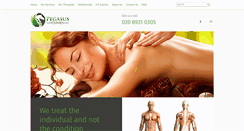 Desktop Screenshot of pegasusclinics.com